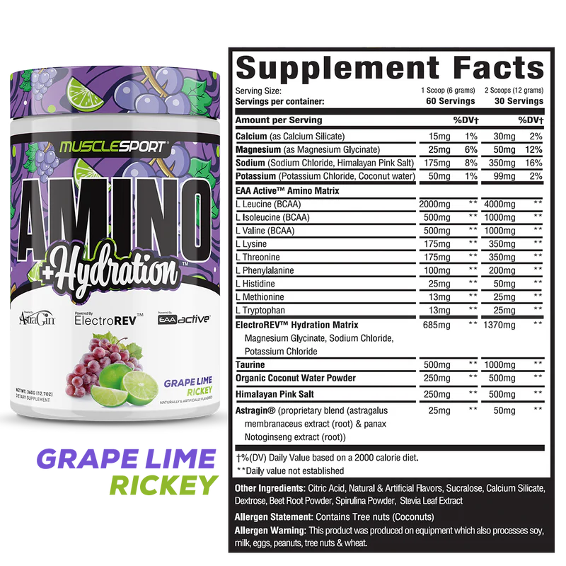Amino + Hydration™ 360 Grams