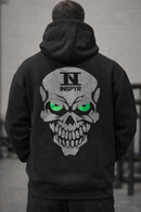 Black Inspyr Skull Hoodie