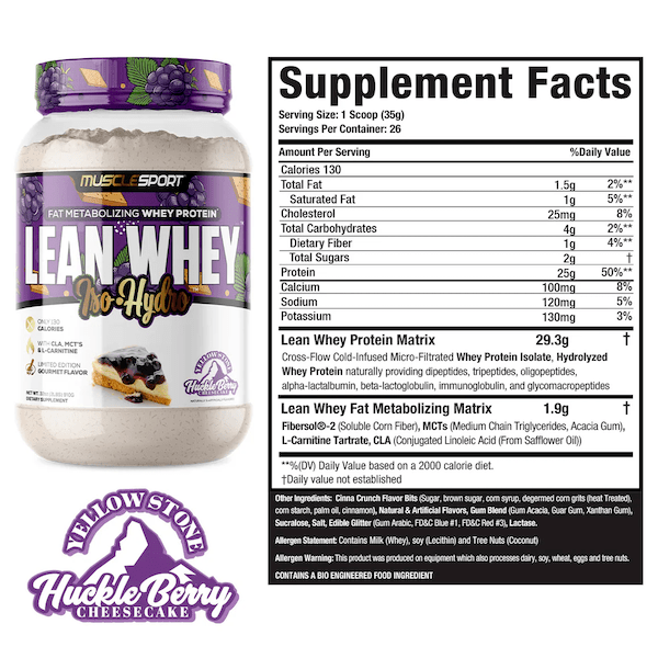 MuscleSport Lean Whey
