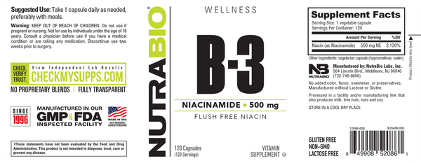 Niacinamide (B-3)(500mg)