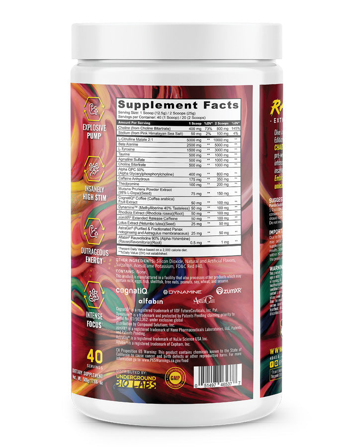 RAMPAGE - Limited CHAOS Edition Pre-Workout – Inspyr Nutrition