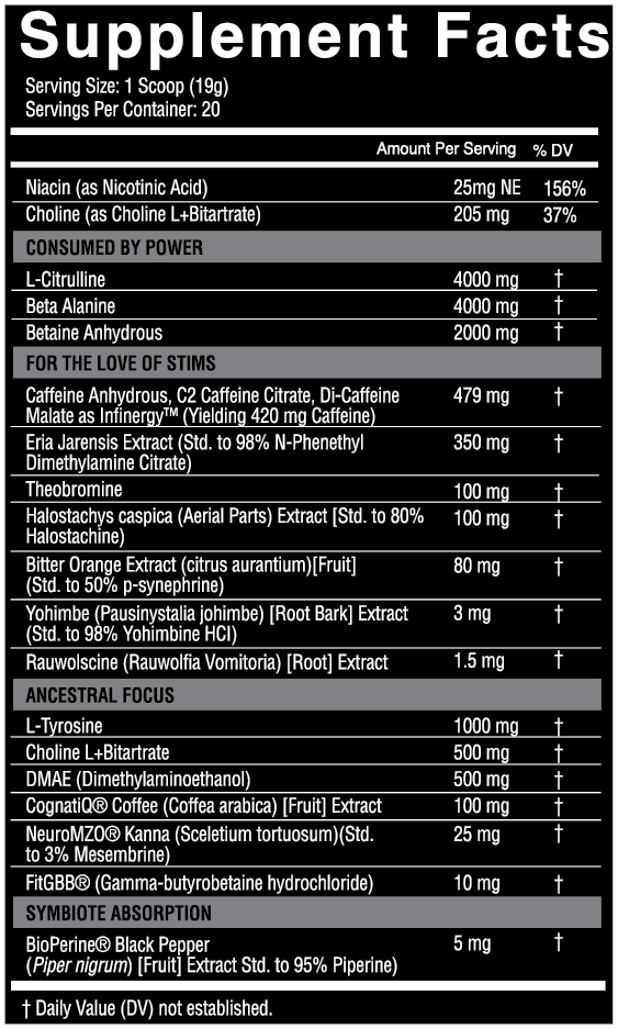 SYMBIOTE EXTREME PRE-WORKOUT