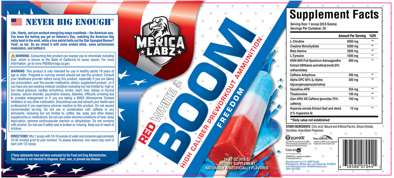 'MERICA LABZ® RED, WHITE & BOOM™